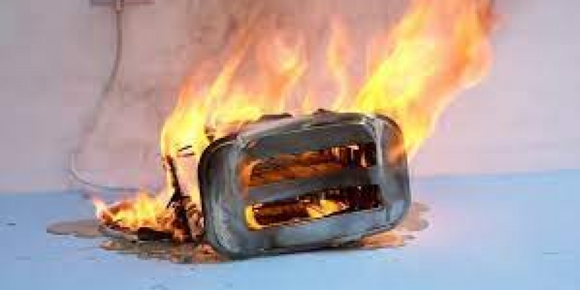 Toaster On Fire